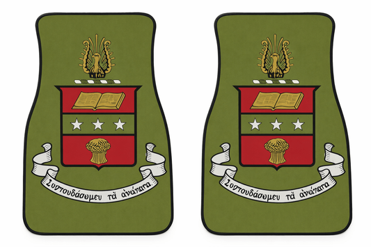Alpha Chi Omega Car Floor Mat Set (2pcs)