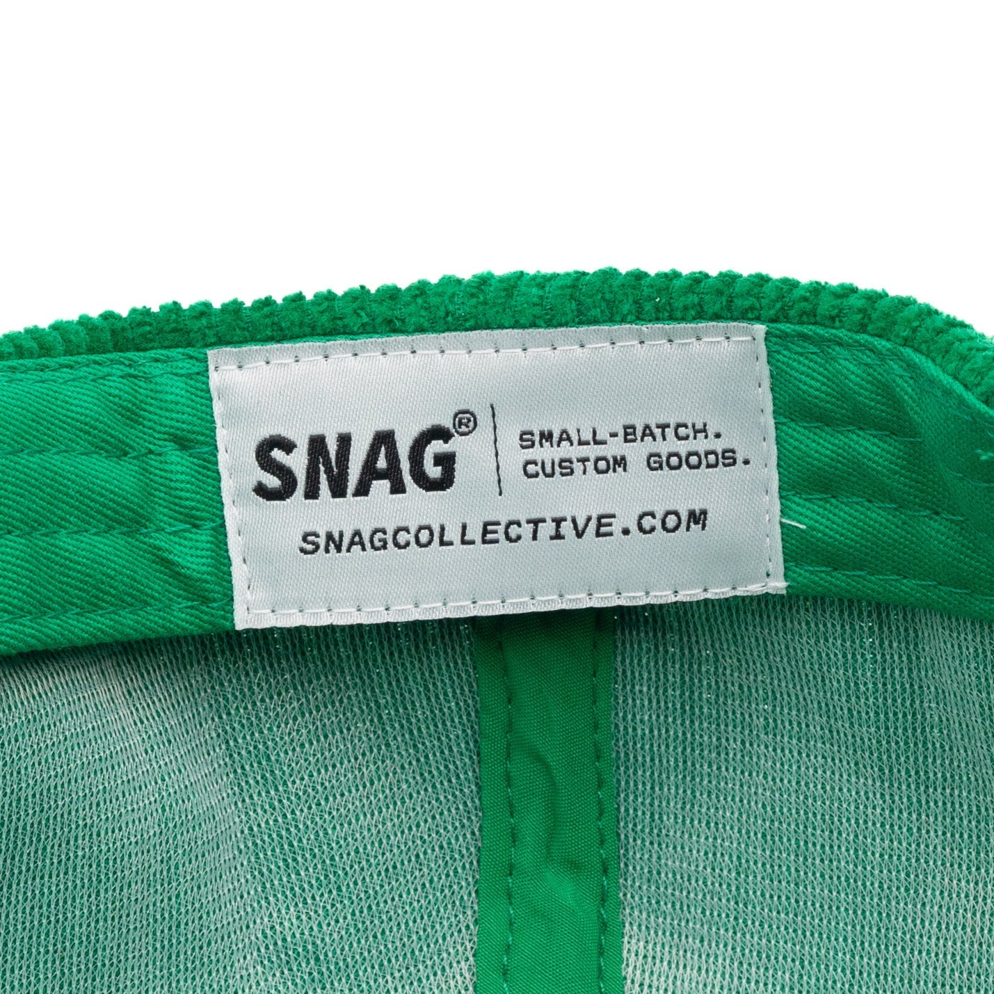 Amateur Leprechaun Sketch - Jade Green Corduroy Hat