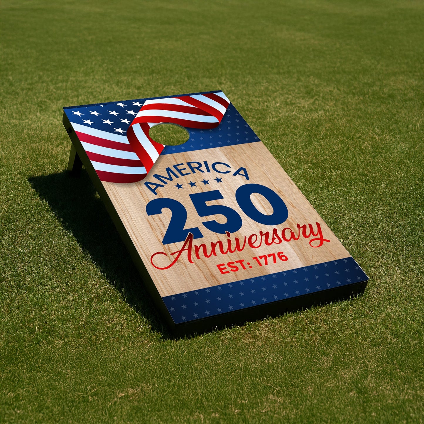 America 250th Anniversary Cornhole Set - 4th of July Bagtoss Game