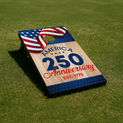 America 250th Anniversary Cornhole Set - 4th of July Bagtoss Game