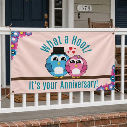 Anniversary Banner - What A Hoot
