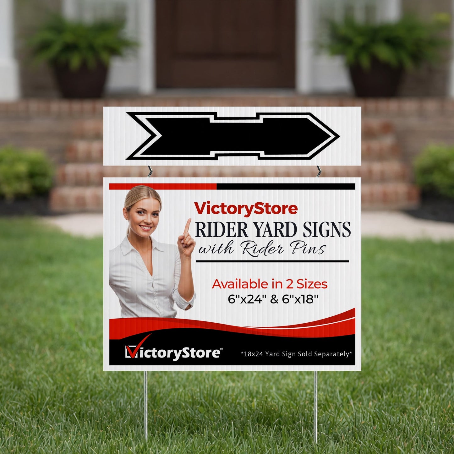 Arrow Real Estate Yard Sign Rider Set