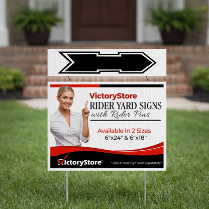 Arrow Real Estate Yard Sign Rider Set