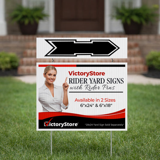 Arrow Real Estate Yard Sign Rider Set