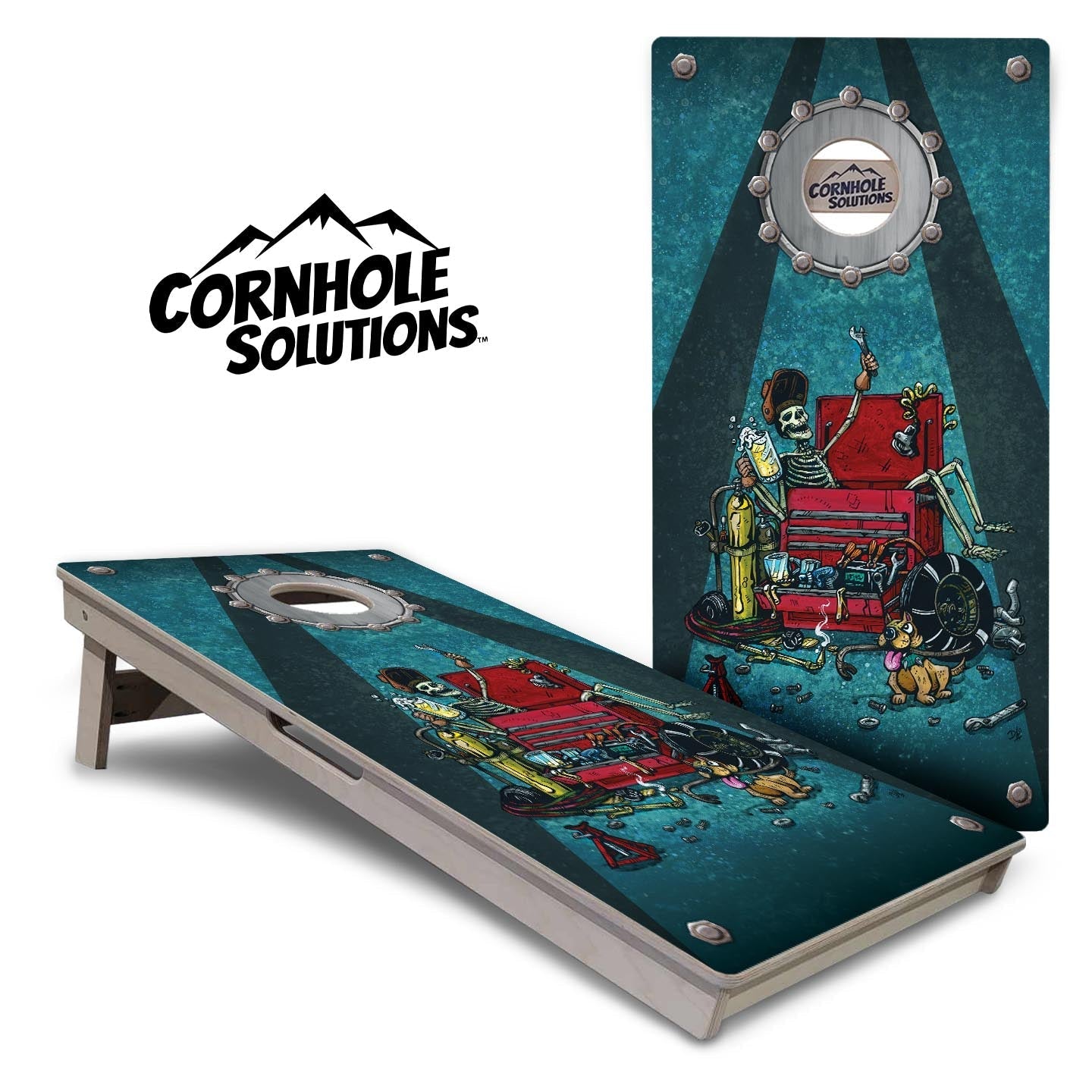 Artist Series Cornhole Boards - Professional Tournament Series - Garage Life