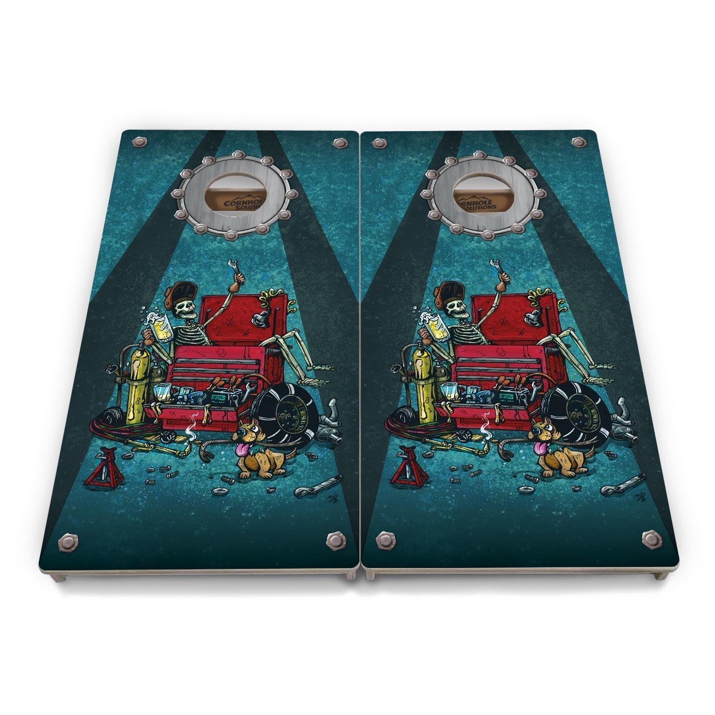 Artist Series Cornhole Boards - Professional Tournament Series - Garage Life