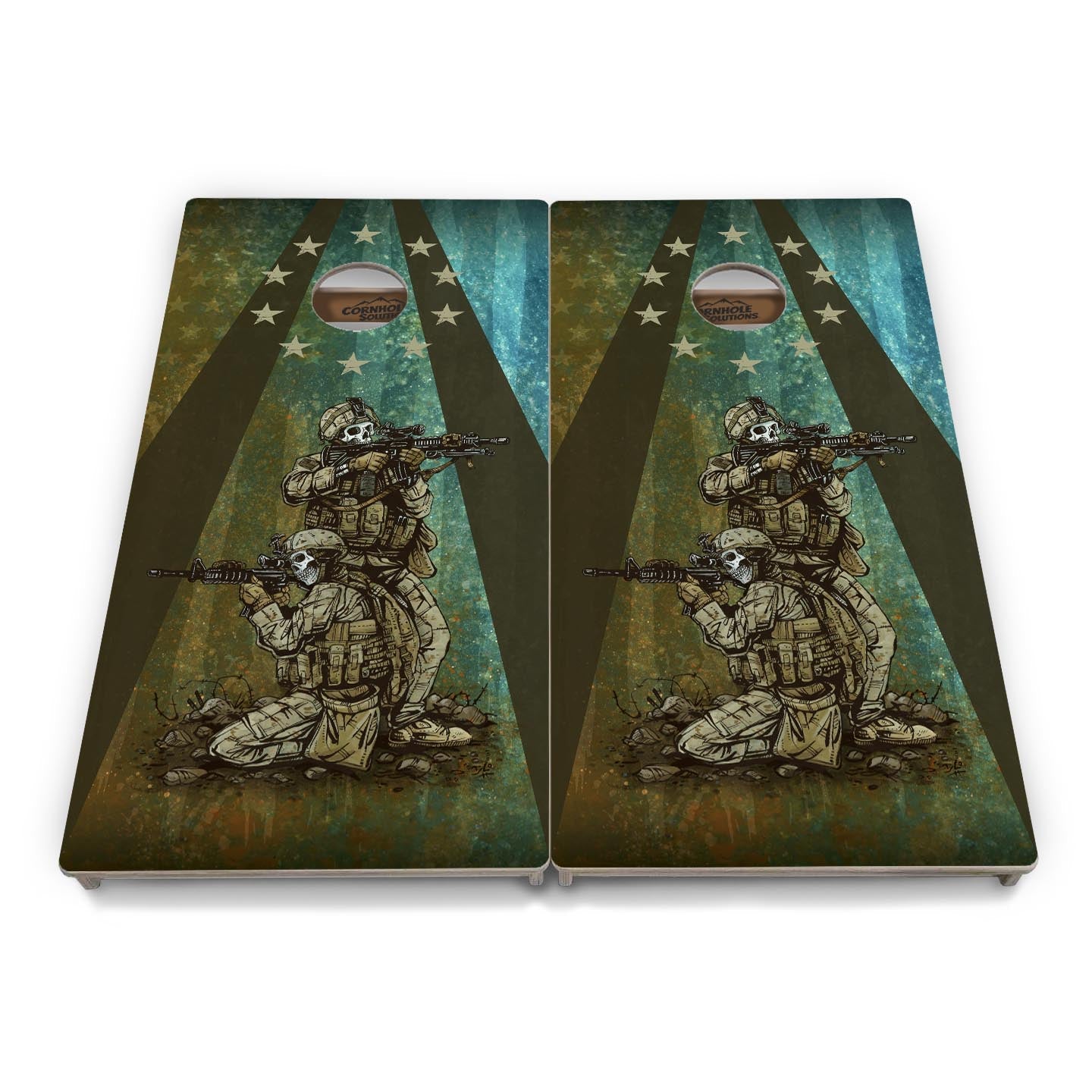 Artist Series Cornhole Boards - Professional Tournament Series - Got Your Six