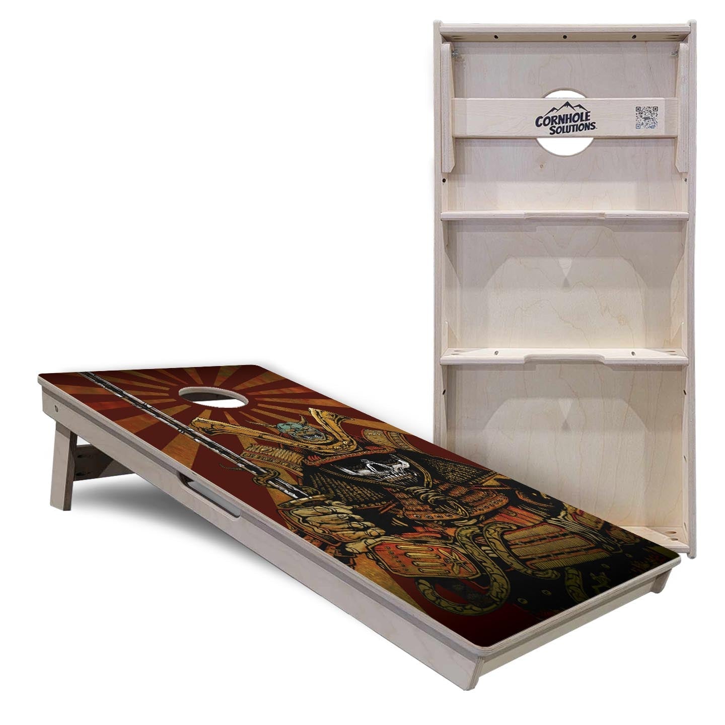 Artist Series Cornhole Boards - Professional Tournament Series - Samurai