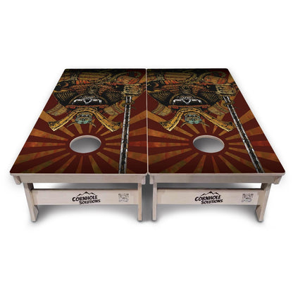 Artist Series Cornhole Boards - Professional Tournament Series - Samurai