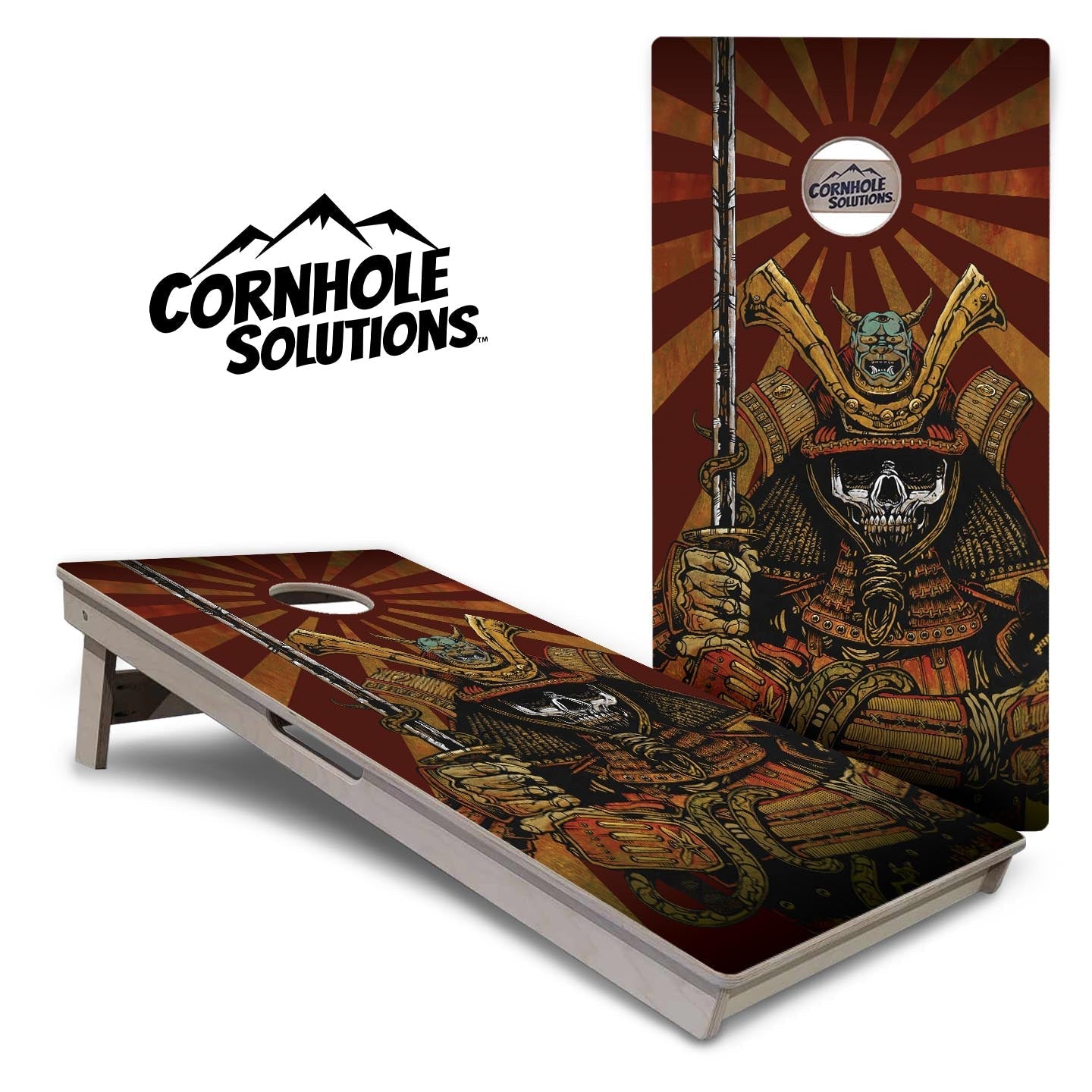 Artist Series Cornhole Boards - Professional Tournament Series - Samurai