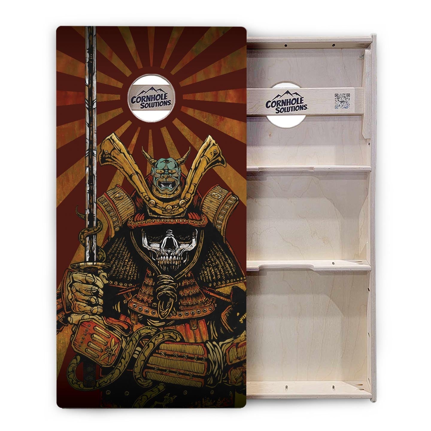 Artist Series Cornhole Boards - Professional Tournament Series - Samurai