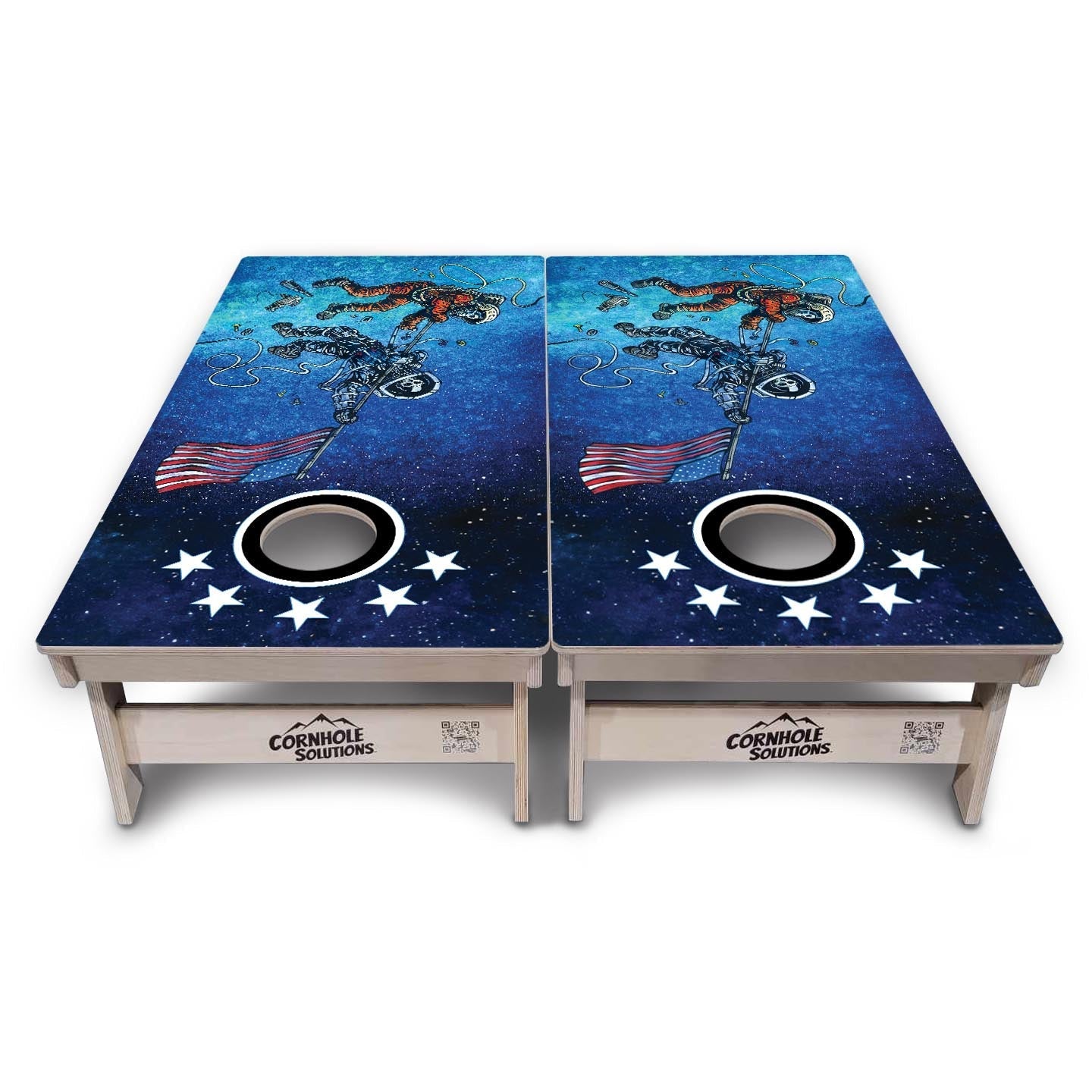 Artist Series Cornhole Boards - Professional Tournament Series - Space Race