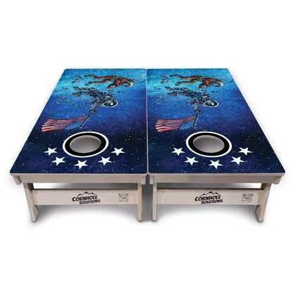 Artist Series Cornhole Boards - Professional Tournament Series - Space Race