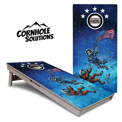 Artist Series Cornhole Boards - Professional Tournament Series - Space Race