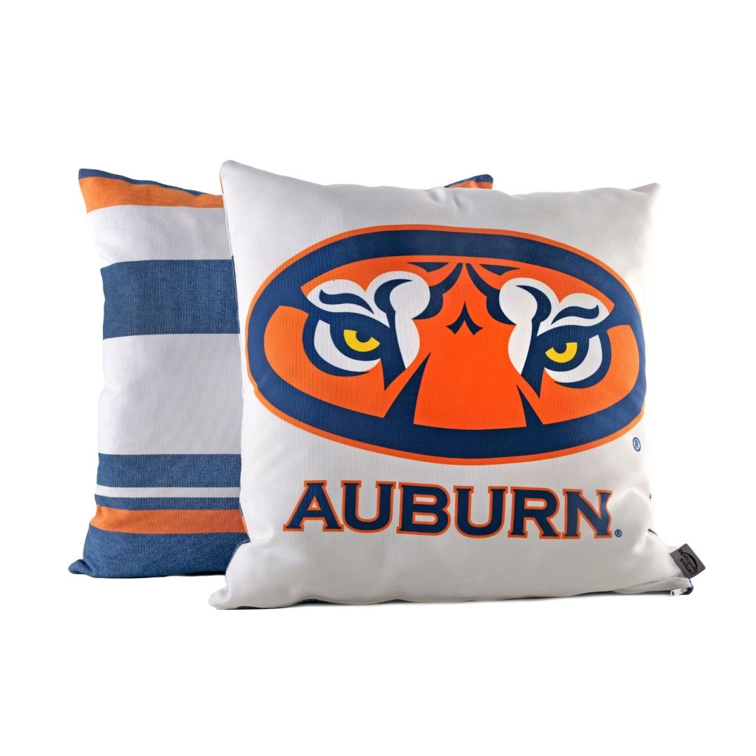 Auburn Tigers Eyes Throw Pillow Cover