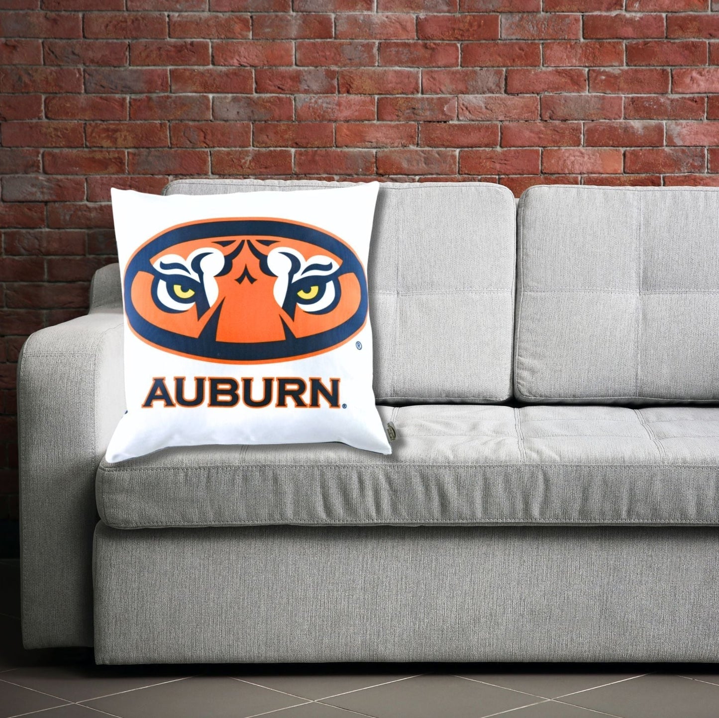 Auburn Tigers Eyes Throw Pillow Cover