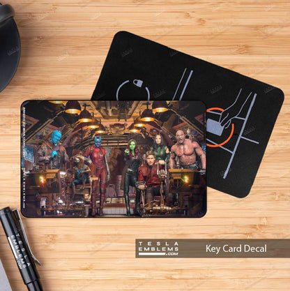 Avengers Guardians of The Galaxy Keycard Decal