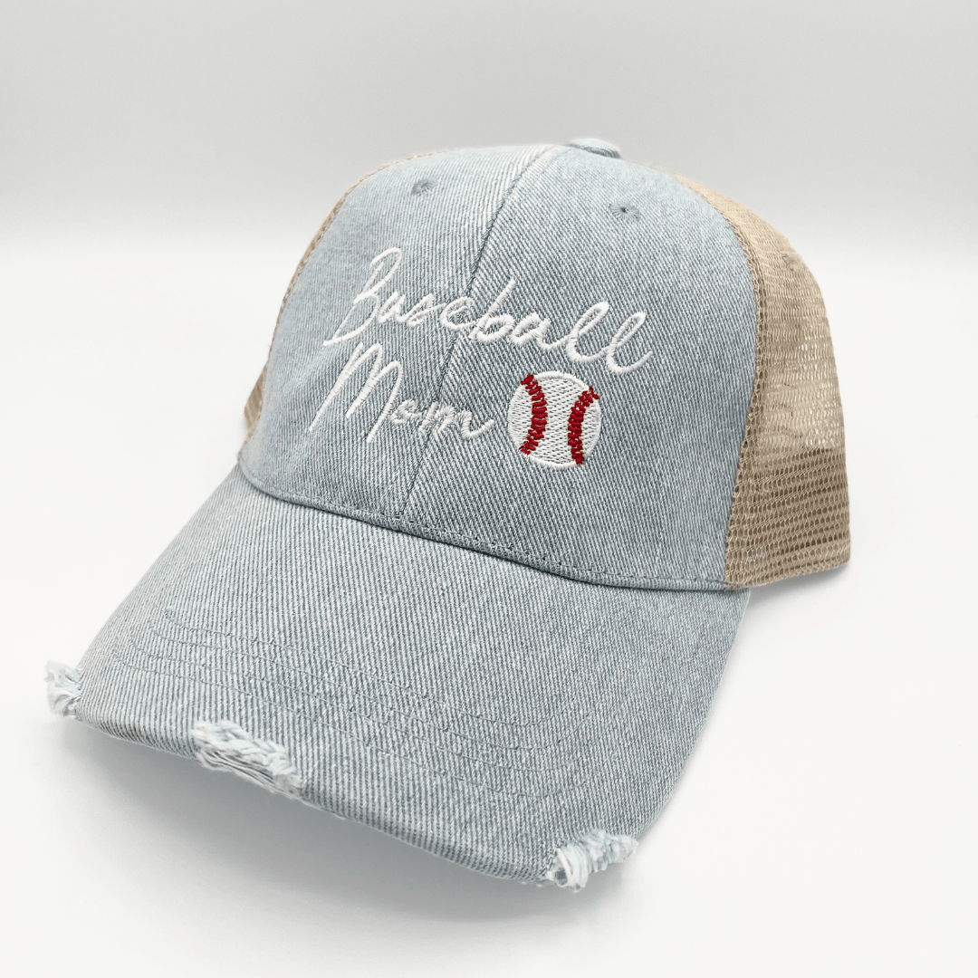 Baseball Mom Script Hat – VictoryStore.com