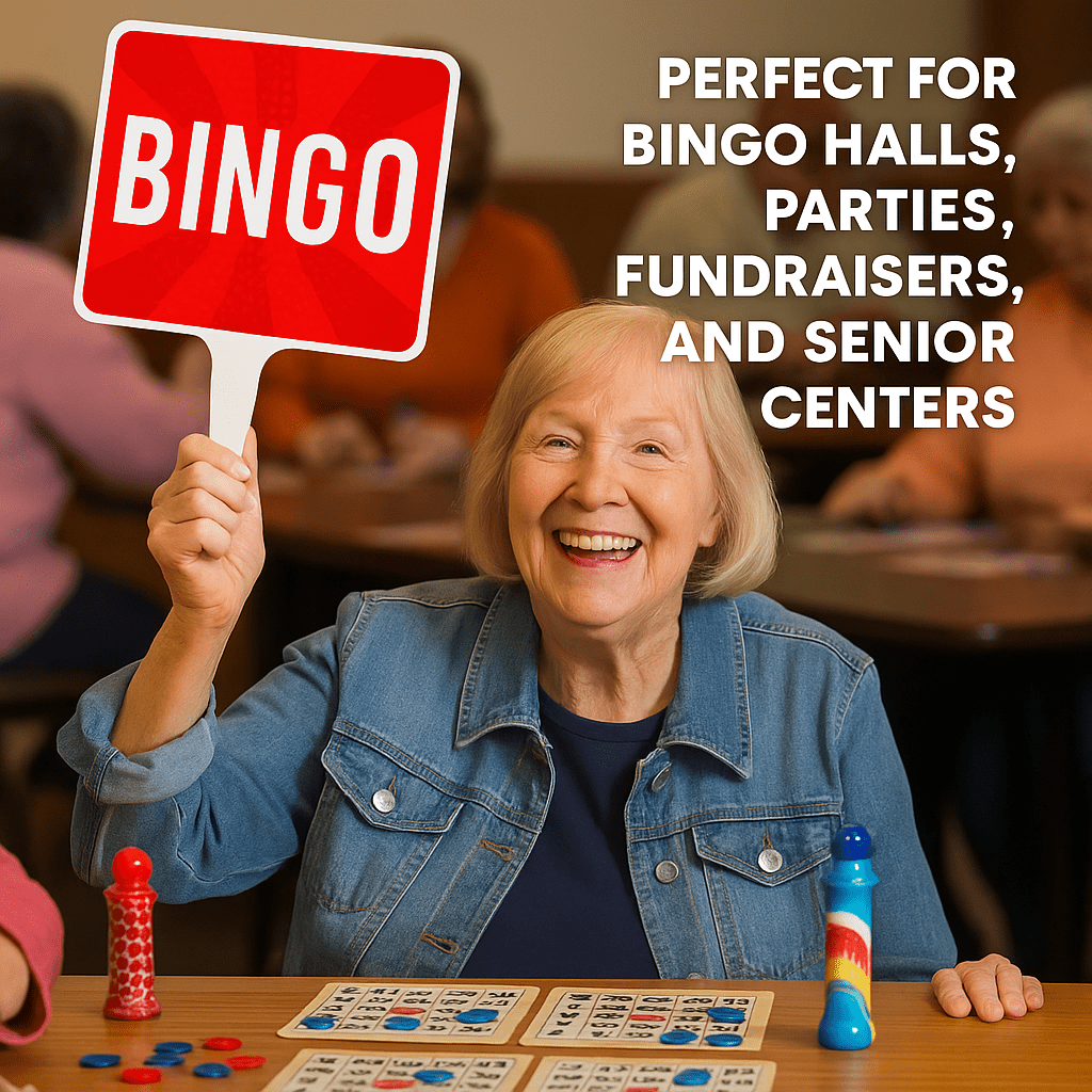 Bingo Hand Held Paddle Sign