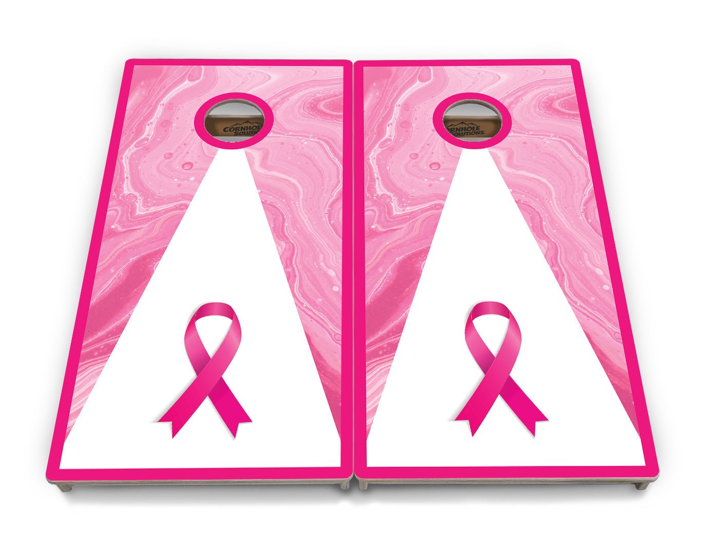 Breast Cancer Awareness Cornhole Boards - Professional Tournament Series