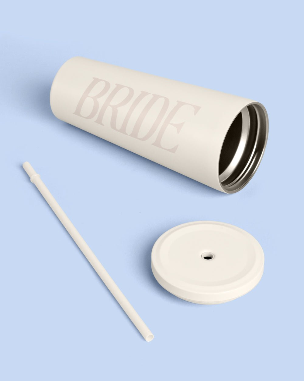 Bride Tumbler 24 oz Stainless Steel Tumbler with Lid and Straw