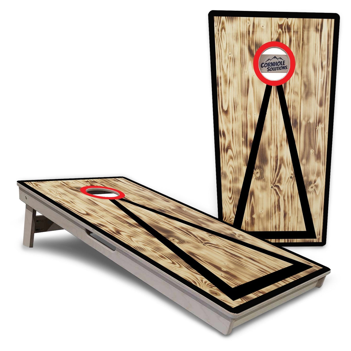 Burnt Triangle Cornhole Boards - Professional Tournament Series