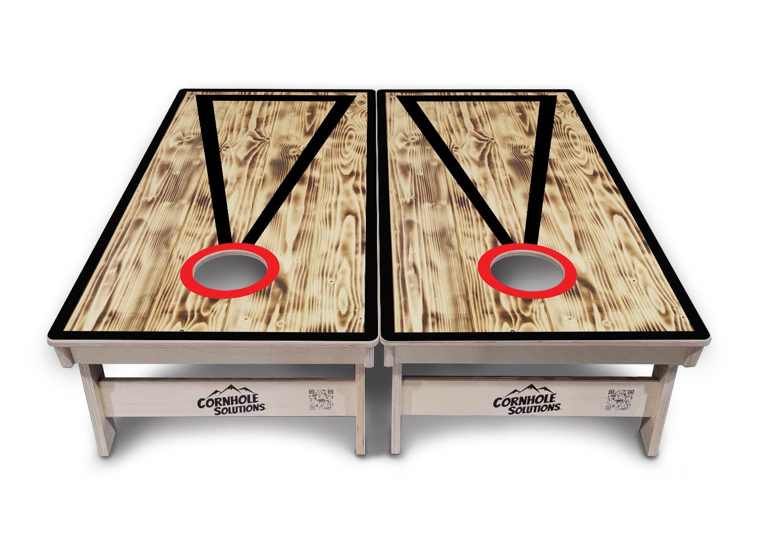 Burnt Triangle Cornhole Boards - Professional Tournament Series