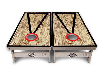 Burnt Triangle Cornhole Boards - Professional Tournament Series