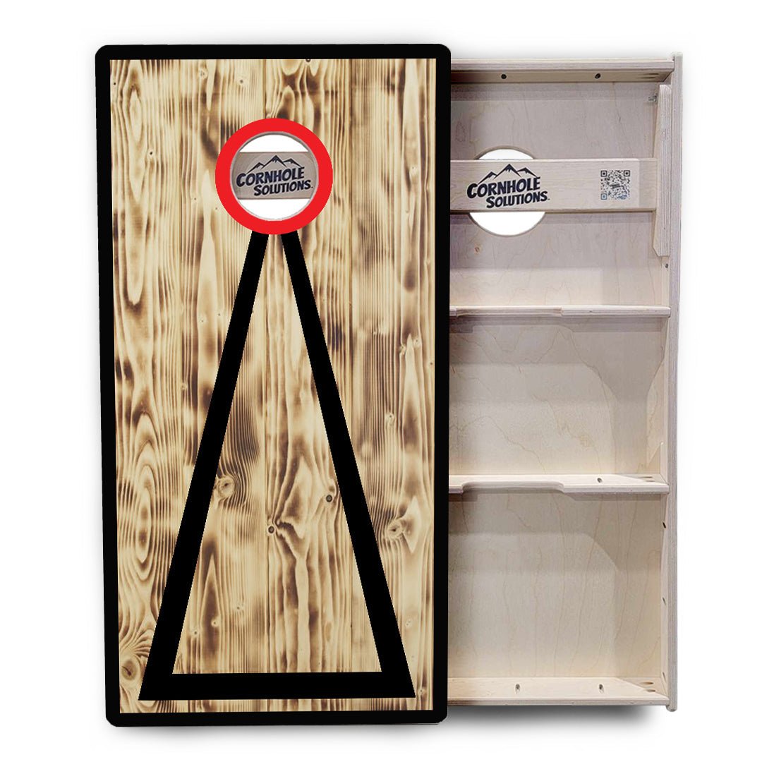 Burnt Triangle Cornhole Boards - Professional Tournament Series
