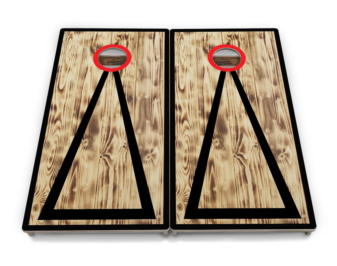 Burnt Triangle Cornhole Boards - Professional Tournament Series