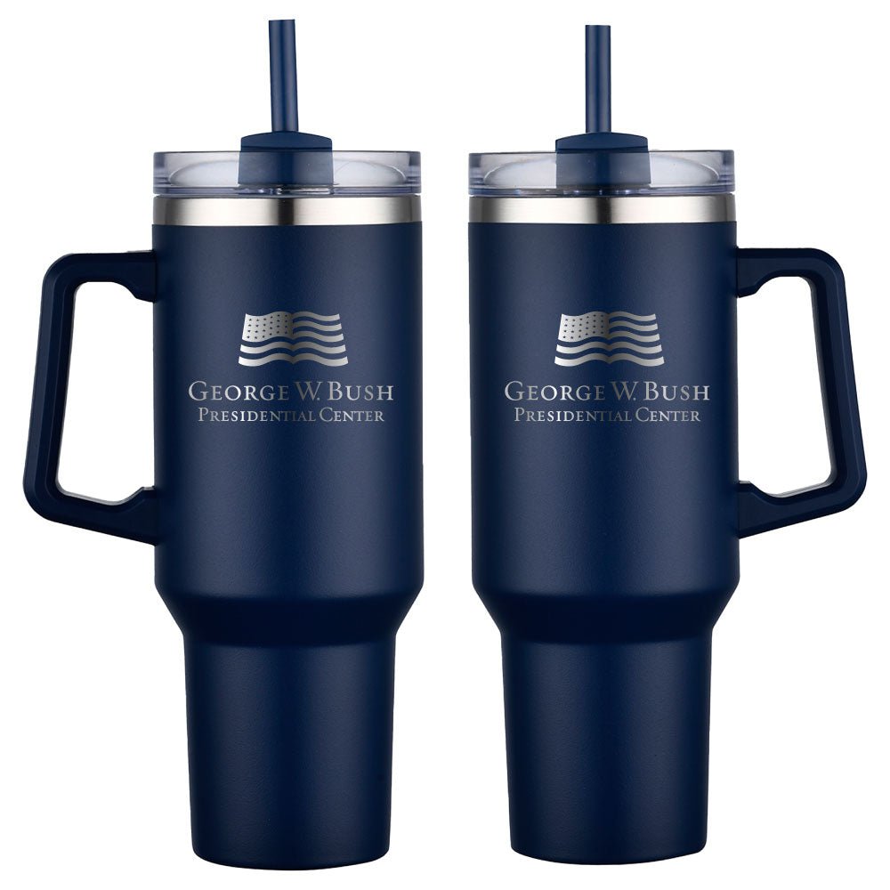 Bush Center 40oz. Vacuum Insulated Travel Mug with Straw