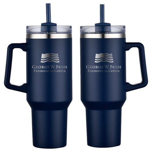 Bush Center 40oz. Vacuum Insulated Travel Mug with Straw