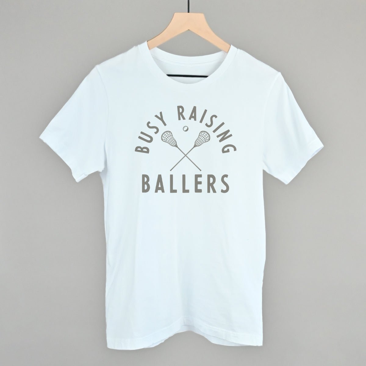 Busy Raising Ballers Lacrosse T-shirt
