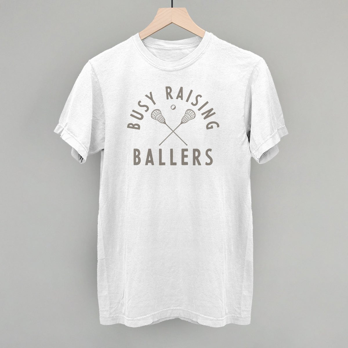 Busy Raising Ballers Lacrosse T-shirt