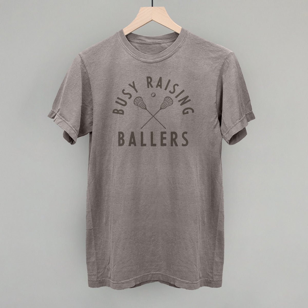Busy Raising Ballers Lacrosse T-shirt