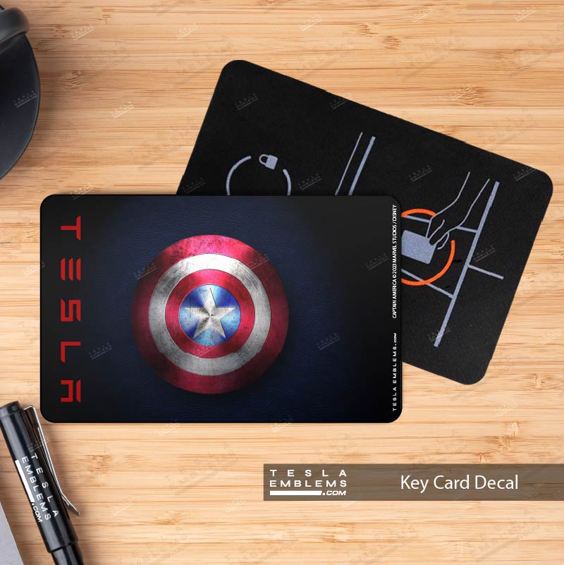 Captain America Keycard Decal