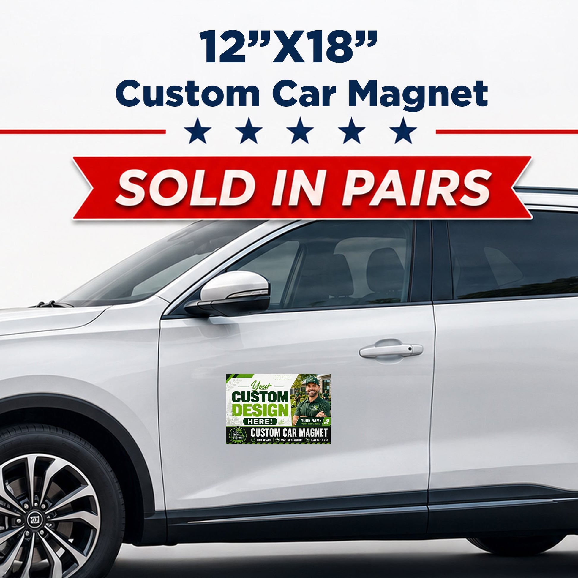 Car Door Magnet (Pair) | 12"x18"