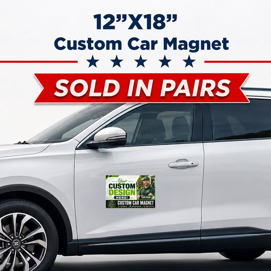 Car Door Magnet (Pair) | 12"x18"