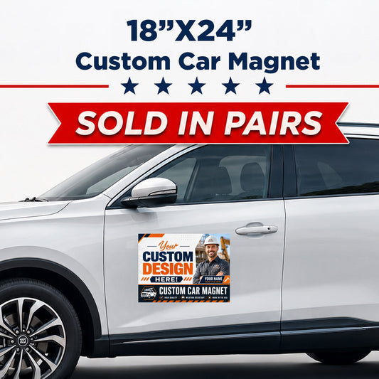 Car Door Magnet (Pair) 18"x24"
