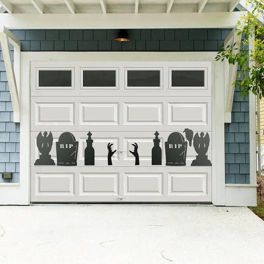 Cemetery Halloween Garage Door Magnets – 9 Piece Set