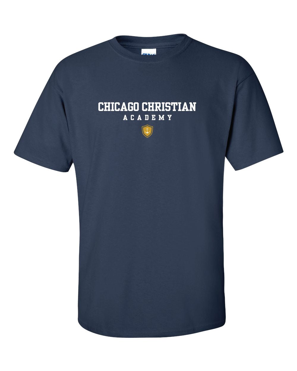 Chicago Christian Academy - Unisex Gildan Navy T-Shirt