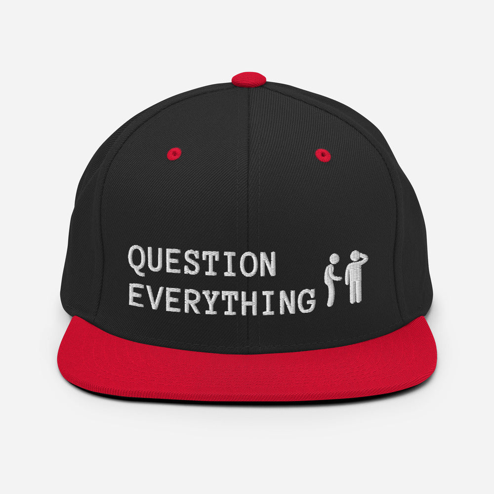 Question Everything Snapback Hat