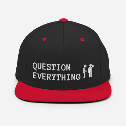 Question Everything Snapback Hat