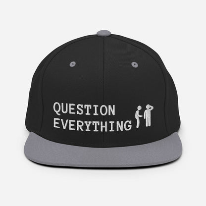 Question Everything Snapback Hat