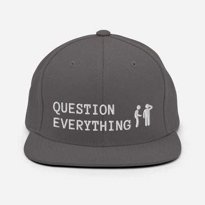 Question Everything Snapback Hat