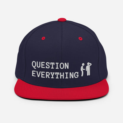 Question Everything Snapback Hat