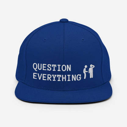Question Everything Snapback Hat