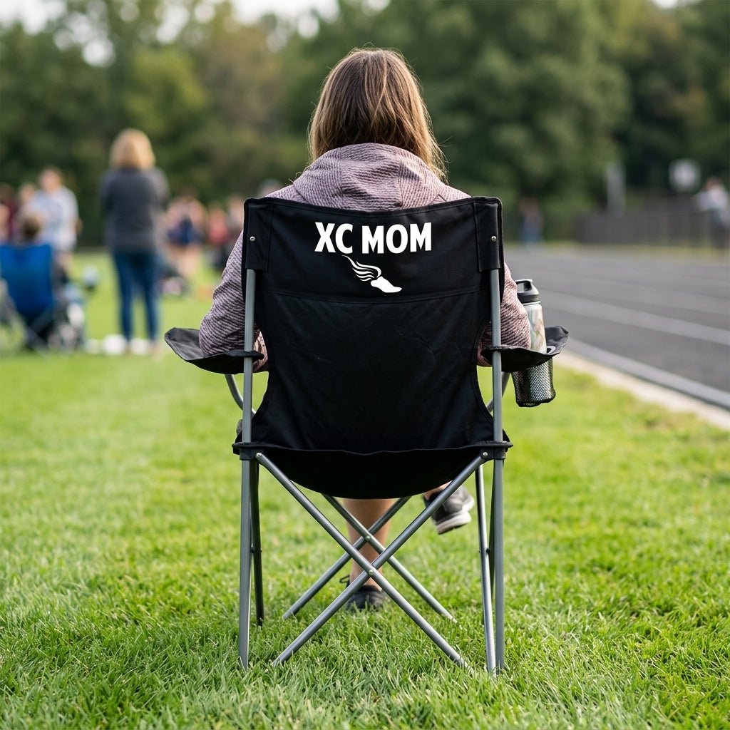 Cross Country Mom Black Folding Camping Chair