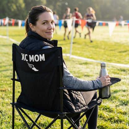 Cross Country Mom Black Folding Camping Chair