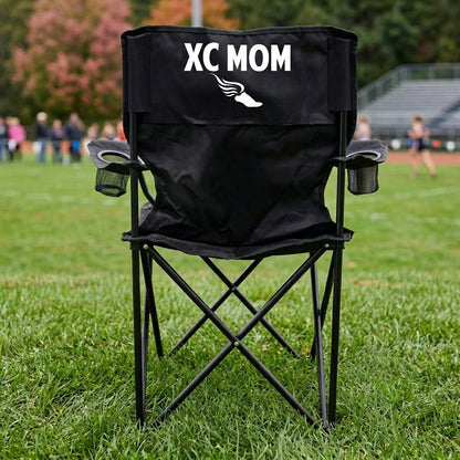 Cross Country Mom Black Folding Camping Chair